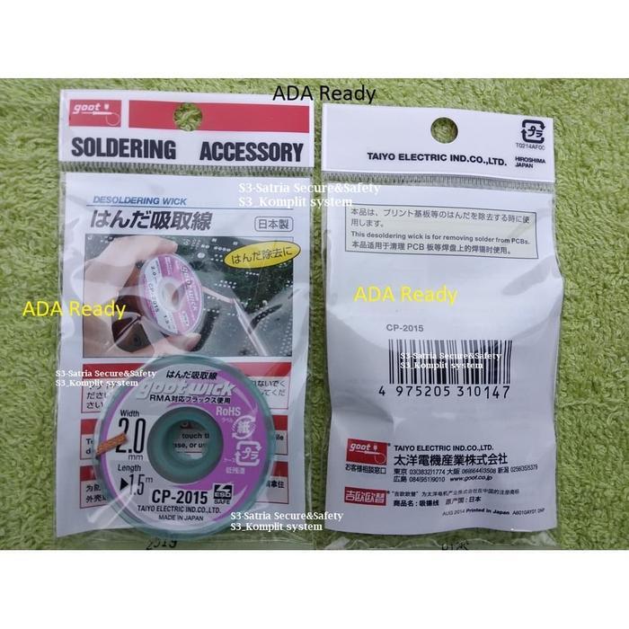 CP2015 Solder goot wick 2mm Gootwick CP 2015 angkat bekas timah soldering Komponen Elektronik