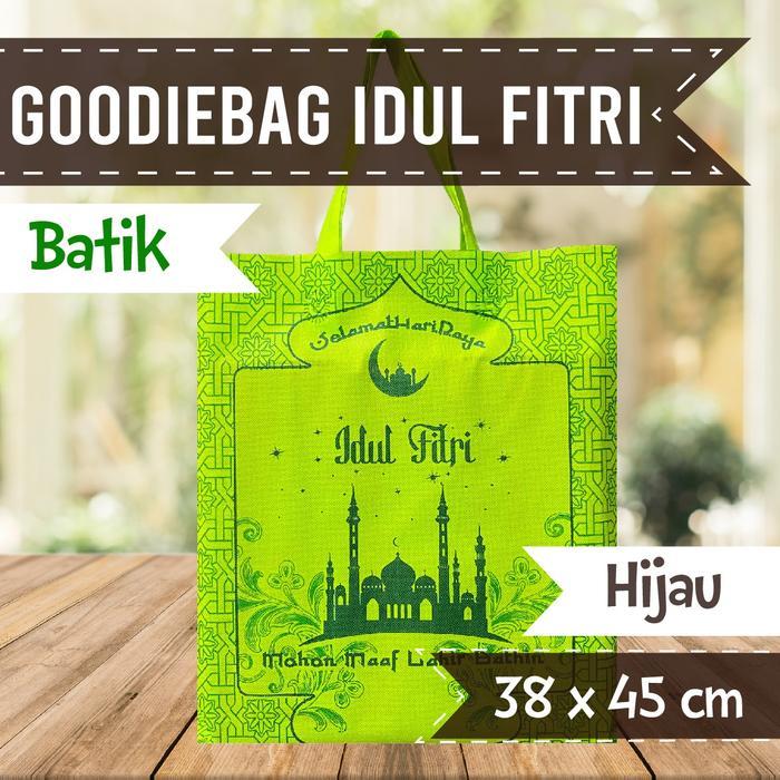 KIRIMCepAt- Goodie Bag Lebaran 38 X 45 X 8 Tas Parsel Lebaran Tas Sembako Isi 12