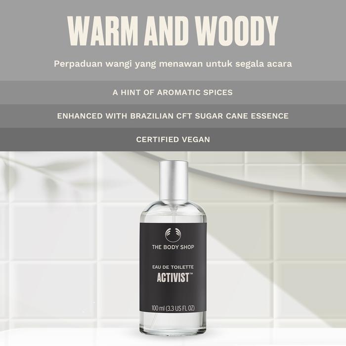 bc0s- The Body Shop Activist Eau De Toilette 100Ml
