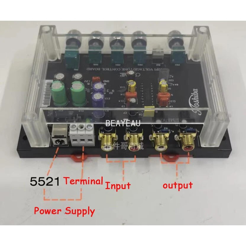 Toshiba Ta8184P Preamp Tone Board With High Bass Adjustment Sound Control Board Beyond Lm4610
