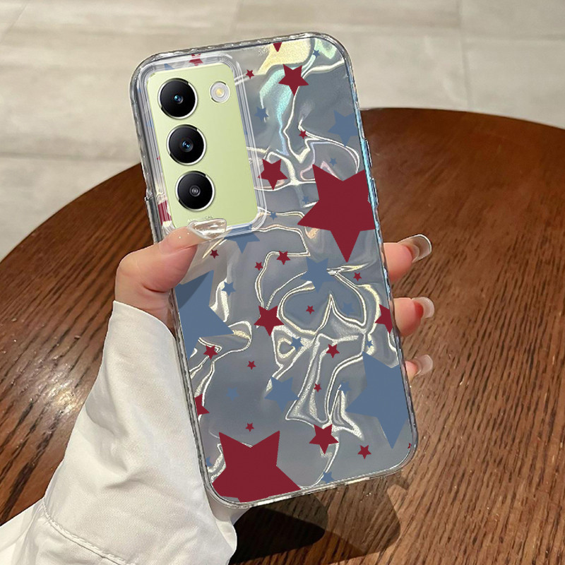Casing Hp Untuk VIVO Y100 4G V30 Lite 4G V30 SE 5G V40 SE 5G Y200E 5G Case Bintang yang bersinar tre
