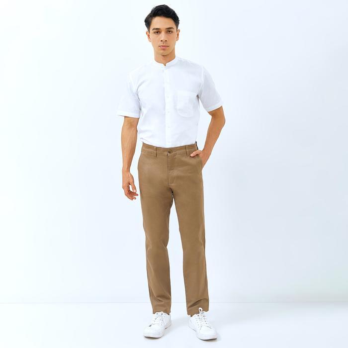 Celana Pria Chino Panjang WD & CO. Khaky Slimfit Bahan Stretch