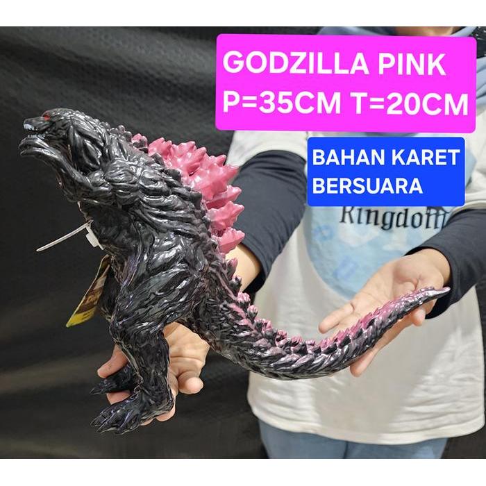 MAINAN BONEKA ANAK GODZILLA SUARA 35CM