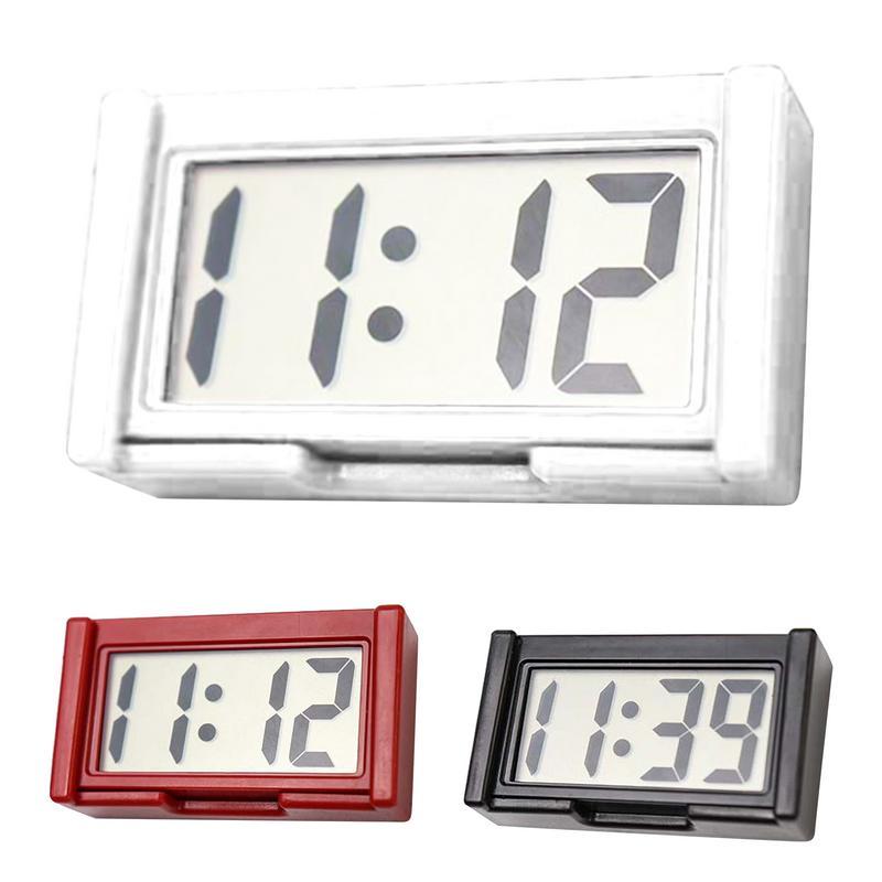 Small Digital Clock Battery Operated Large Screen Clock For Car Dashboard Portable Car Clock