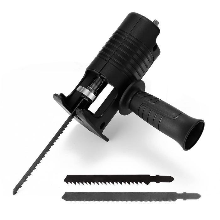 kks JLD Adaptor Reciprocating Jigsaw Tambahan Jig Saw Mesin Bor Tangan Gergaji Konektor Sambungan