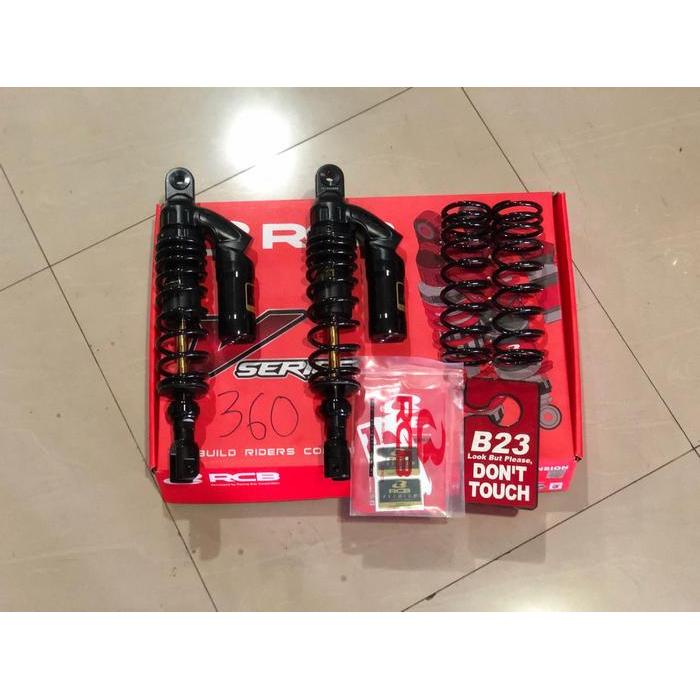 Ready Shock Rcb Vd Series 360Mm Pcx 160 Premium Black Series As Gold