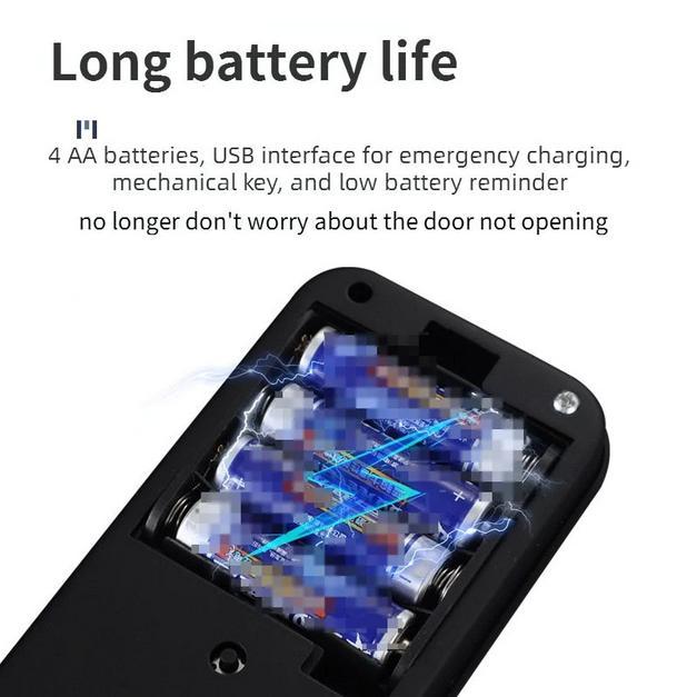 Kunci Pintu Sidik Jari Smartlock Kunci Pintu Digital Kartu Password Smart Door Automatic