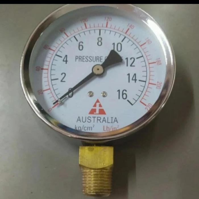 Pressure Gauge Forbes Australia 4"Inch 16 Bar