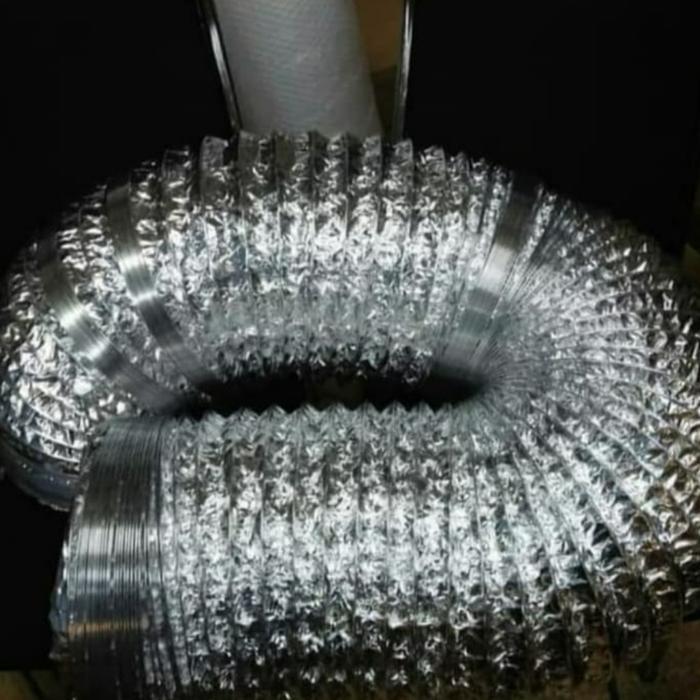 Fleksibel Cerobong 5 Inchi 1 Roll/Pipa Cerobong Asap 5" Murah