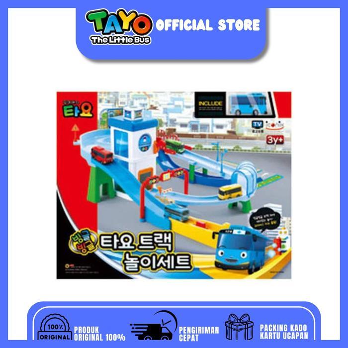 Tayo The Little Bus 113002 Tayo Track Set Playset Mainan Anak Original