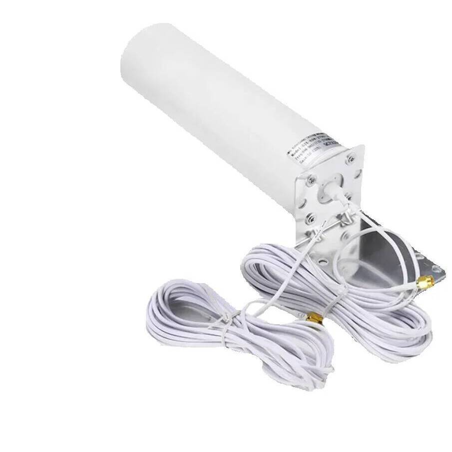 Outdoor Waterproof 4G Lte 5G Mimo Antenna 12Dbi Gain Sma Male Crc9 Ts9 Connector Dual 5M Meter