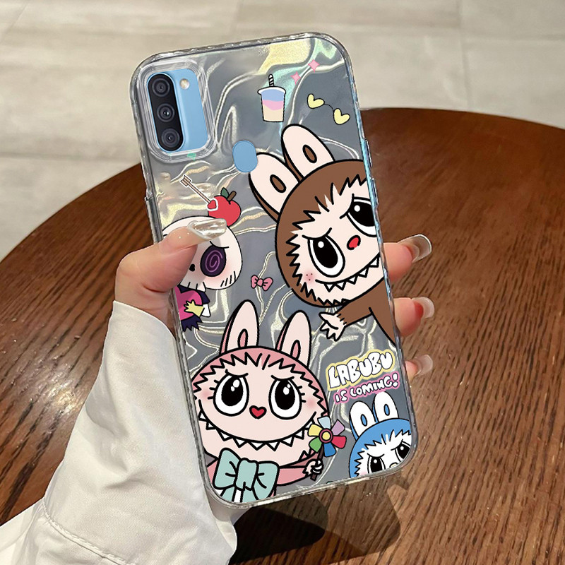 Casing Hp Samsung Galaxy A11 M11 Case Casing Pola Anime HP Kasing Kasus ponsel transparan mewah Sili