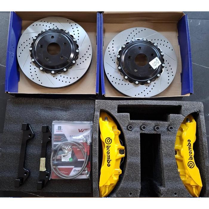 BBK Brembo BMW F30 6 Pot 355mm Kuning