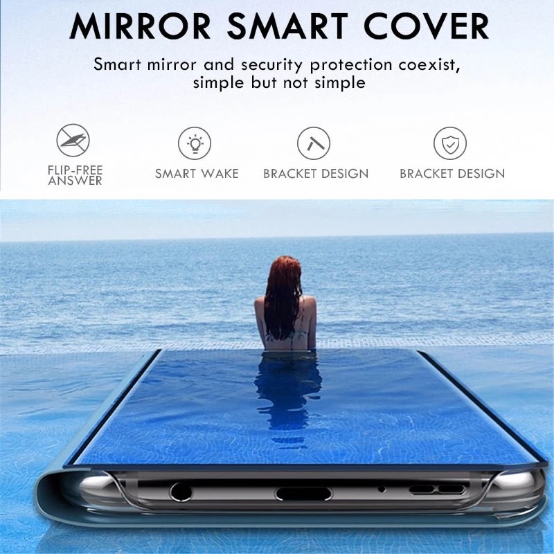 Cover For Honor 10x Lite Case Smart Mirror Flip For  Honor 10xlite 10 X Lite Light 6.67'' Phone Magn