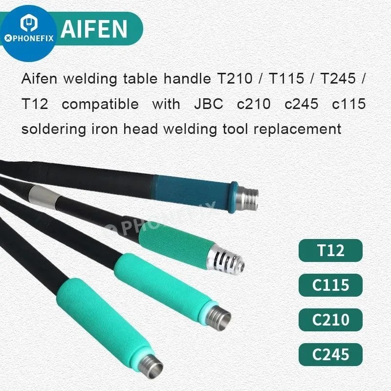 Aifen Hot Air Gun Handle T210 T245 T115 Handle Soldering Station Bracket For Sugon Aifen Jbc C210