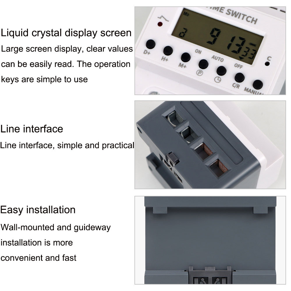 28 Groups Number Setting Timing Switch 220V Timing Switch Time Controller Programmable Time