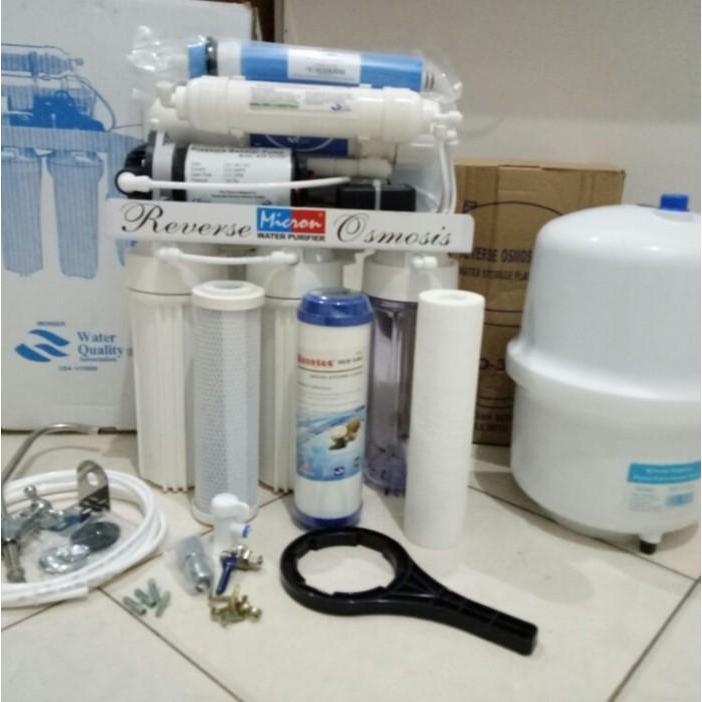Mesin Reverse Osmosis (RO) Micron 100 Gpd / Filter Air Minum 100 Gpd