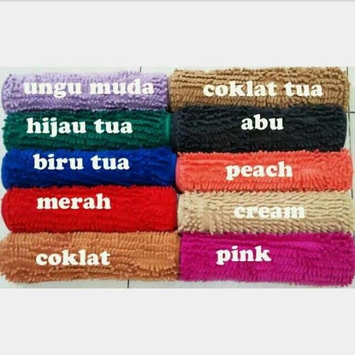 Promo Keset Cendol Keset Microfiber Anti Slip / Keset Kaki Keset Microfiber Original