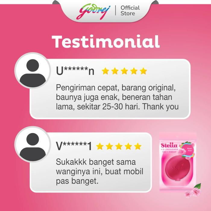 zzse- Stella Daily Freshness Pengharum Ruangan - Rose Kiss Isi 2