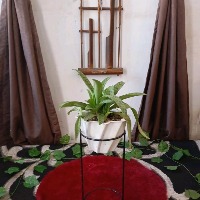 Mantabetul Standing Pot Bunga / Alas Pot Bunga / Dudukan Pot Bunga / Kaki Pot Bunga Tabung Dua Kaki