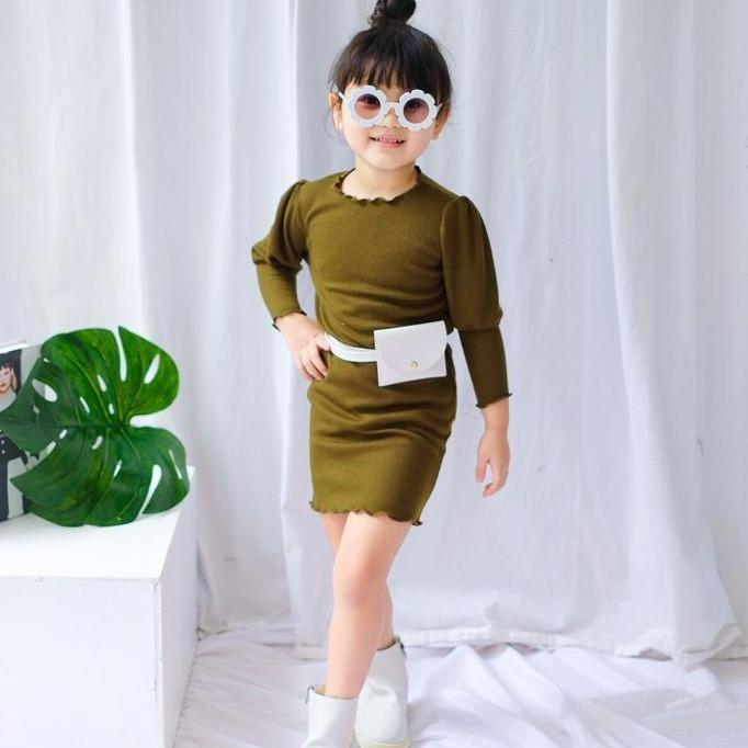 [Voucher] 2-4TH DRESS ANAK PEREMPUAN ZEA TUNIK ANAK PEREMPUAN KAOS KNIT ANAK (ALL SIZE) Bayi