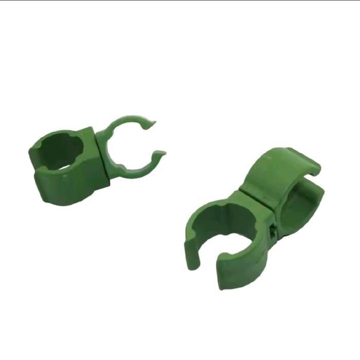 Digazsin_ 10 Pcs Klem Ajir 11Mm Penyambung Ajir Tanaman Modern Diameter 11Mm Kacang Plastik