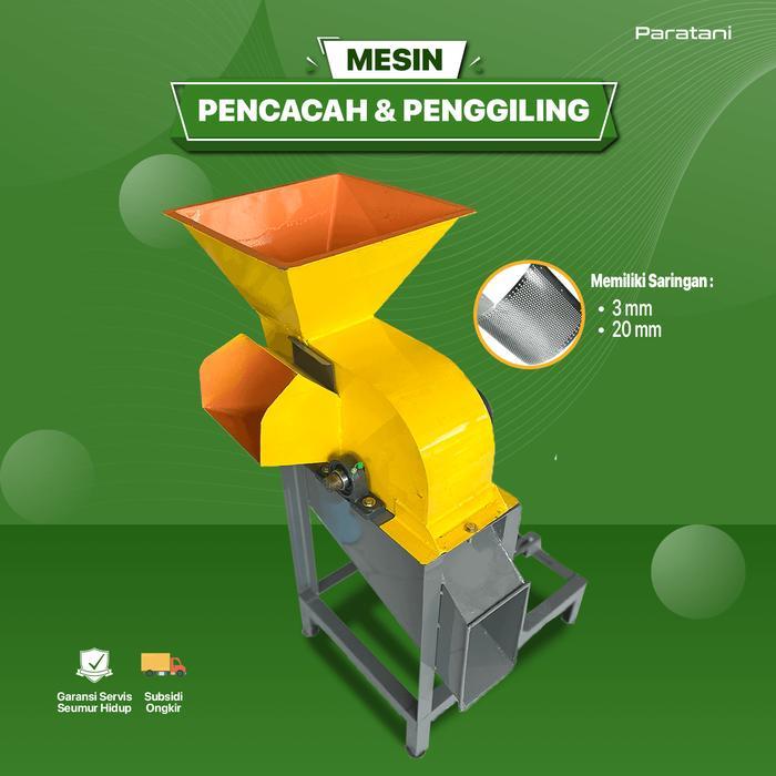 Mesin Cacah Rumput Batang MINI Multifungsi Pencacah Rumput Kecil