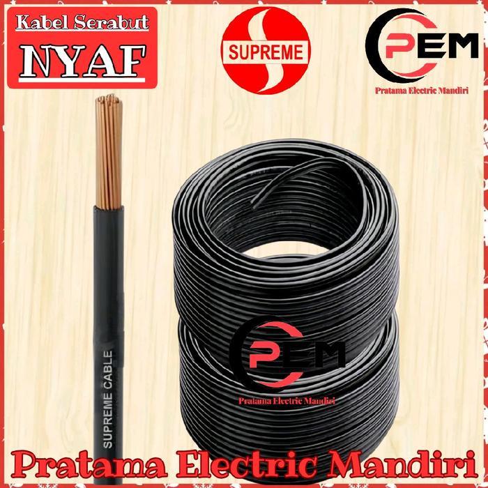 Terbaik [Ecer=Meter] Supreme Kabel Serabut Cable Nyaf 150Mm 150,0Mm 150.0Mm 1 X 150Mm 1X150Mm