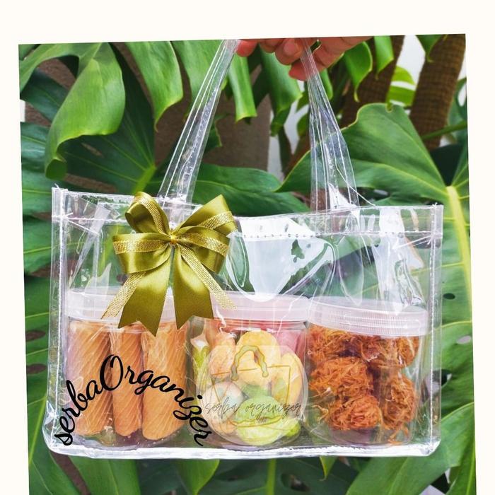 Tas tabung kue 600ml 800ML 400ml TAS TOPLES TABUNG TAS PLASTIK 400ml