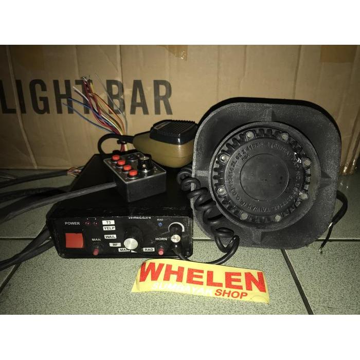 Bebas Ongkir PAKET WHELEN SECOND 200W WHELEN 295HFSA1 + WHELEN SA315P