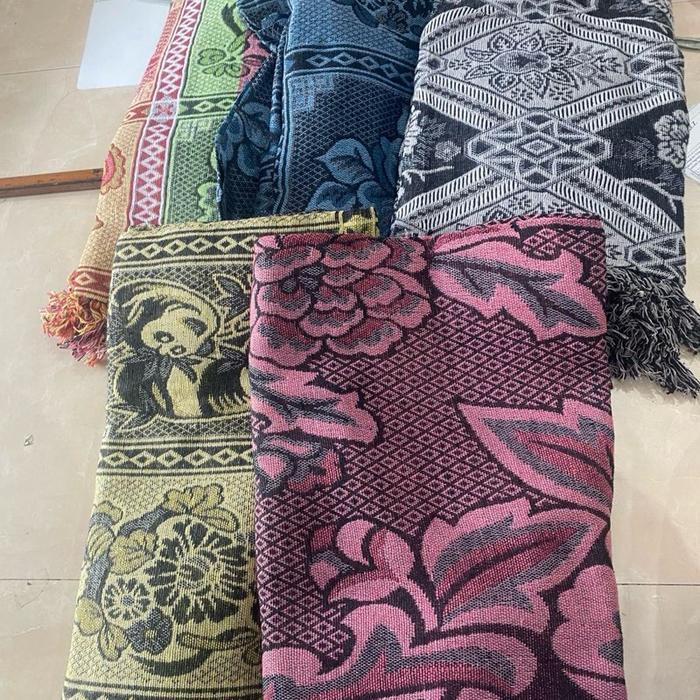 Diskon 5 pcs hambal tenun import impor / karpet turki / hambal rajut karpet alas lantai jumbo cocok