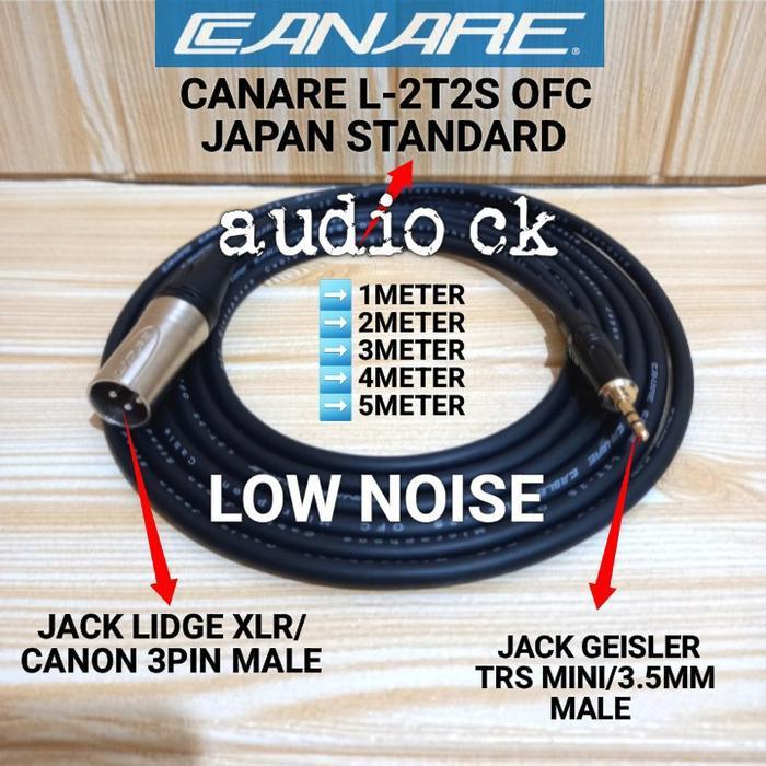 Kabel Hp To Mixer Jack Trs Mini Male To Jack Xlr Male New