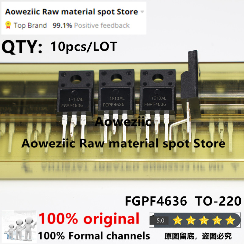 Aoweziic 100% New Imported Original Fgpf4636Rdtu Fgpf4636Tu Fgpf4636 To-220F Lcd Tv Plasma Tube