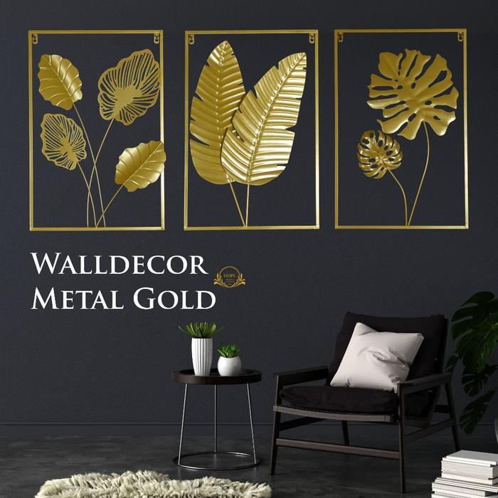 Hiasan Dinding Frame Metal / Pajangan Dinding Besi / Walldecor Metal