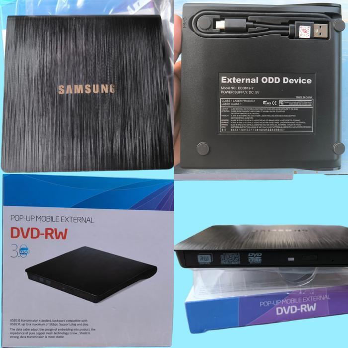 DVD RW Eksternal USB 3.0 - DVD Eksternal ODD Device Slim - DVDRW
