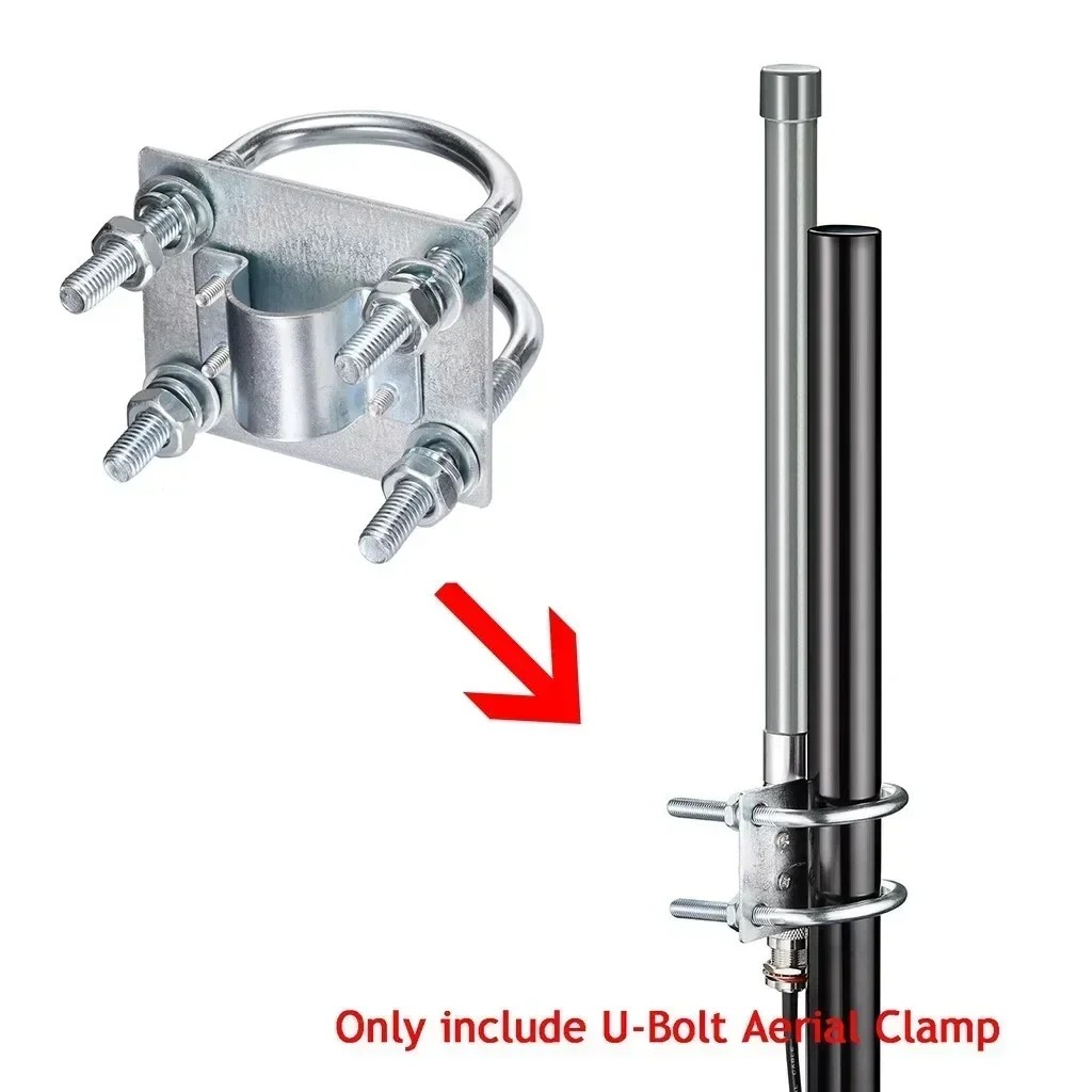 U-Bolt Clamp Glass Fiber Helium Hotspot Miner Antenna Aerial Mast Clamp Bracket Mounting Fixing