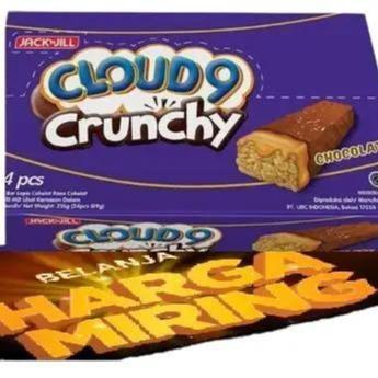 (ORIGINAL) HYA CLOUD9 CRUNCHY / CLOUD 9 WAFER COKELAT / CLOUD 9 CRUNCHY WAFER TERMURAH TERPOPULER