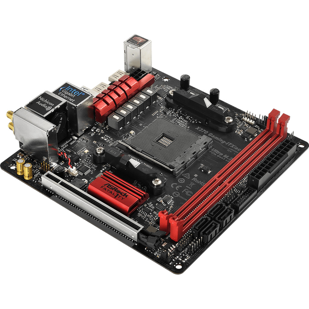 AM4 Motherboard ASRock X370 Gaming-ITX/ac AMD X370 Motherboard AMD Ryzen/7th Gen A-Series cpu 2×DDR4