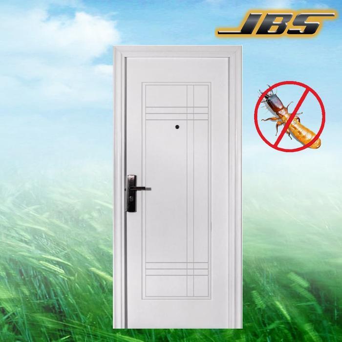 JBS Pintu baja Putih Minimalis JBS.13 Tahan Api.Anti Rayap