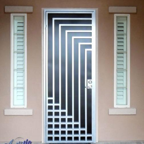 pintu dobel pintu besi pintu kasa nyamuk minimalis