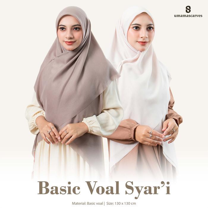 Promo Umamascarves - Basic Voal Syari 130X130Cm