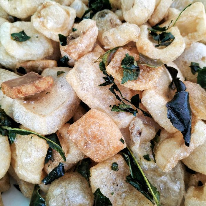 gzh3- Krupuk Kulit Sapi Bantat Matang Netto.150Grm Bisa Buat Masak Krecek Free Packing