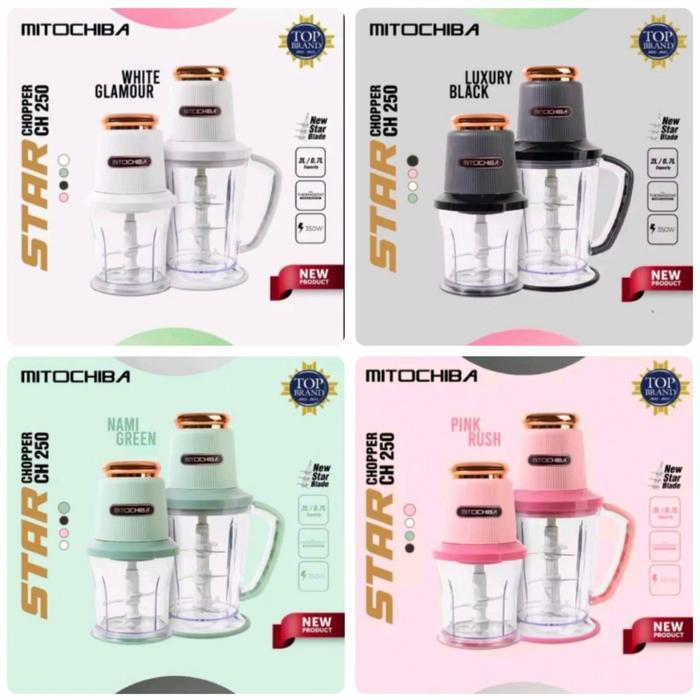 Mitochiba Food Chopper Ch250 - Mito Ch 250 Food Chopper Blender Mito Original