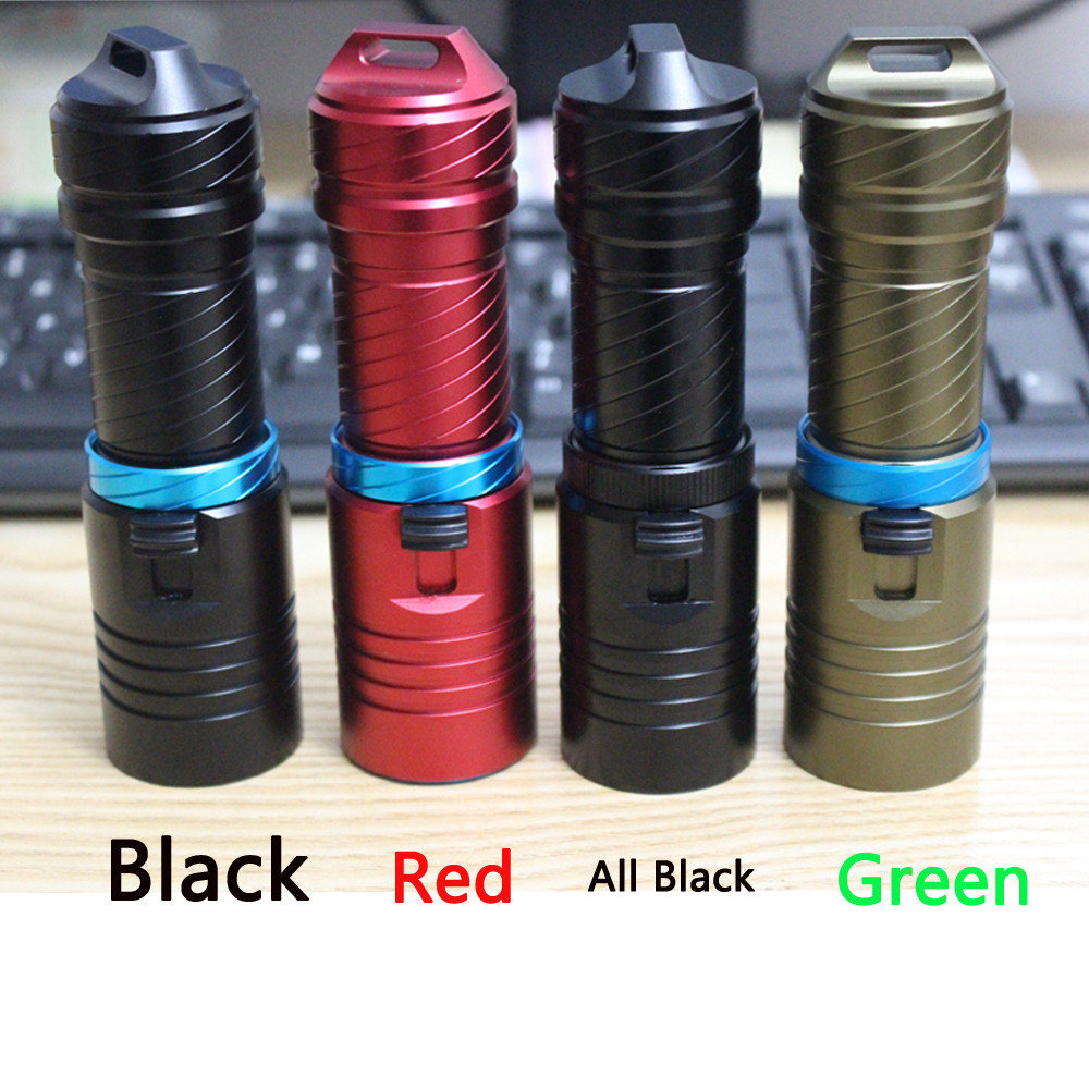 new DX1 XM -L2 LED Scuba Diver Diving Flashlight 100M 3800 Lumens L2 LED Torch Waterproof Lantern La