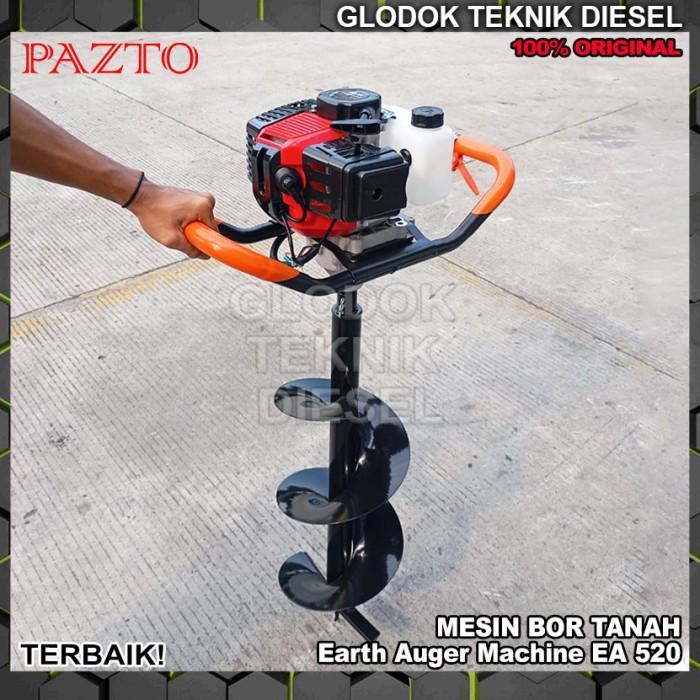 BERKUALITAS Pazto Mesin Bor Tanah Biopori Earth Auger Drill Bit 430 B + Mata ORI - Mesin Bor Saja