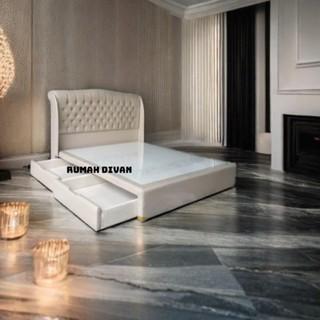 Divan Dipan 2 Laci Besar Wings Retro Uk.180X200 Alas Springbed Kasur