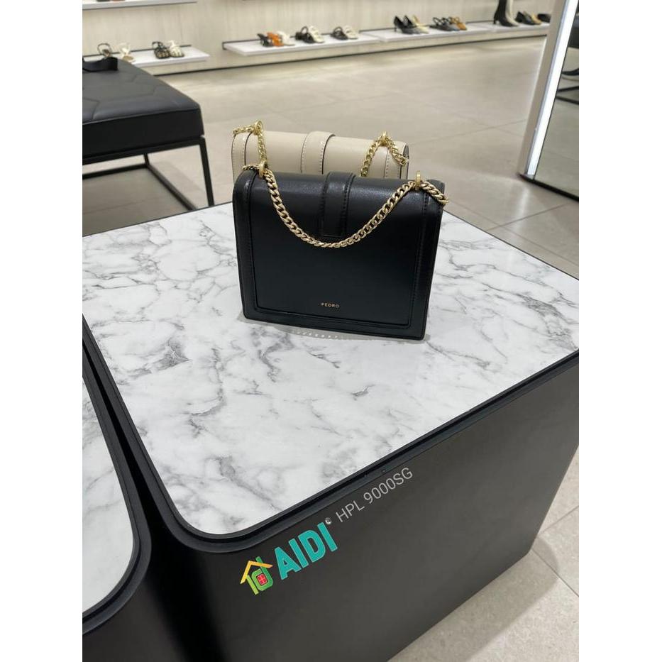 Ah 9000Sg Statuario Stone Glossy Hpl Pattern Aidi Hpl Marmer Aidi 9000