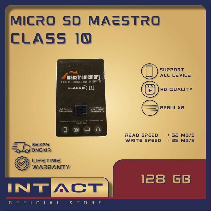 bgl0- Microsd Maestro 128Gb Class 10 Memory Card Micro Sd Memory Hp
