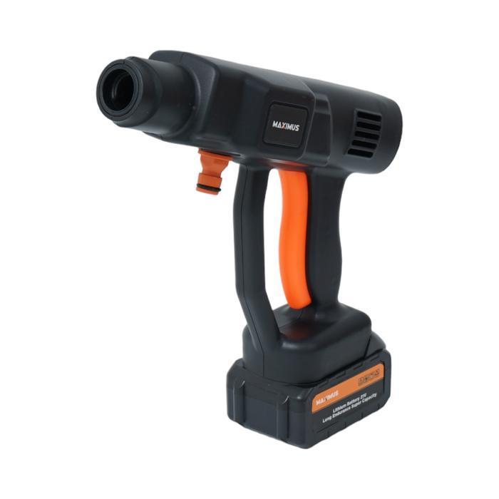 qo1h- Maximus High Pressure Washer Cordless - Hitam