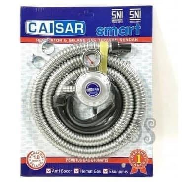 81tq- Caisar Regulator Selang Paket Kompor Gas 1,8 M Standard Sni 1.8 M